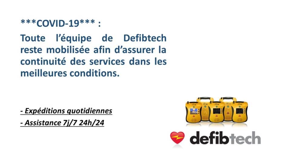 ***COVID-19***: Defibtech mobilisée