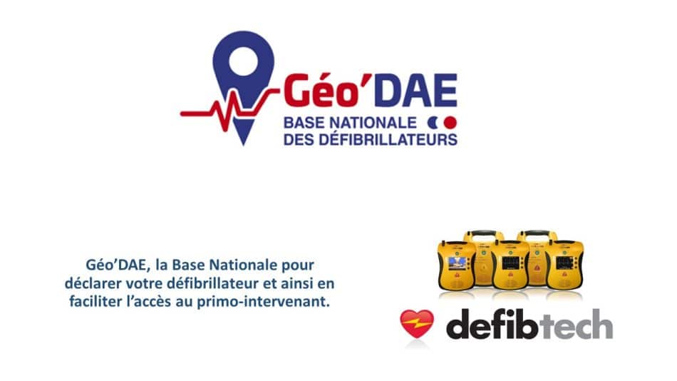 GéoDAE, la base des défibrillateurs