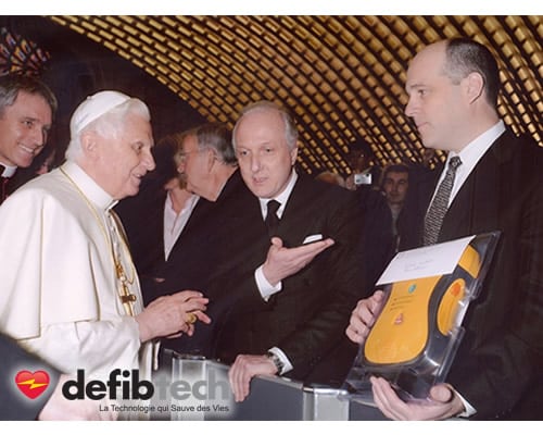 Defibtech et le Pape Benoît XVI