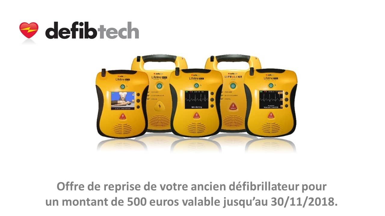 Bénéficiez de l’offre de reprise Defibtech