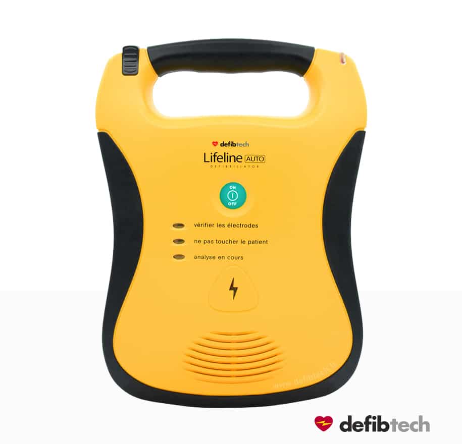 Defibrillateur AED, armoire de rangement murale avec alarme stroboscopique  d'urgence, convient à toutes les marques de défibrillateurs AED, pour la