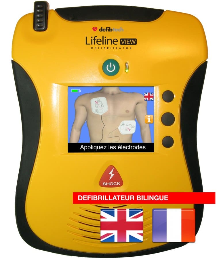 Défibrillateur Bilingue Français/Anglais