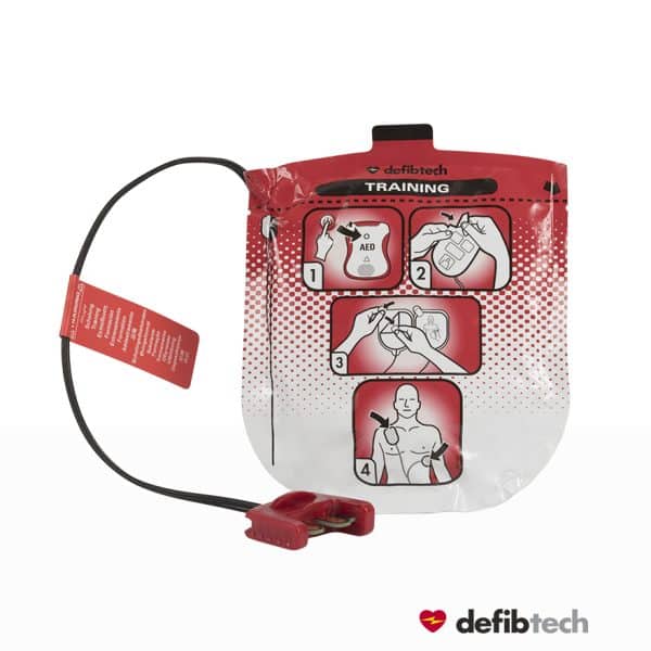 Electrodes de défibrillation de formation pour défibrillateur Lifeline Defibtech View