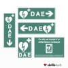 pack signalétique normé défibrillateur defibtech