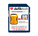 miniature de la carte mémoire d'enregistrement ECG pour défbrillateur lifeline Defibtech