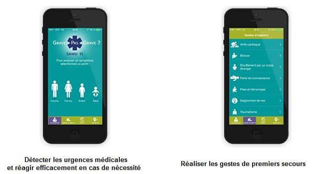 Nouvelle application sur les gestes qui sauvent