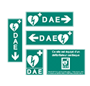 Miniature du pack signalétique pour défibrillateur